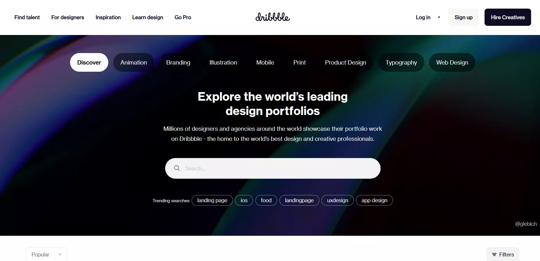 Screenshot of Dribble Screenshot of Dribble
