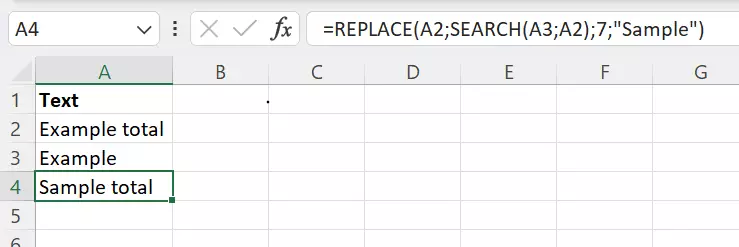 Using SEARCH in Excel to change text in certain positions Using SEARCH in Excel to change text in certain positions