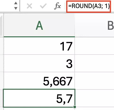 Excel: ROUND function Excel: ROUND function