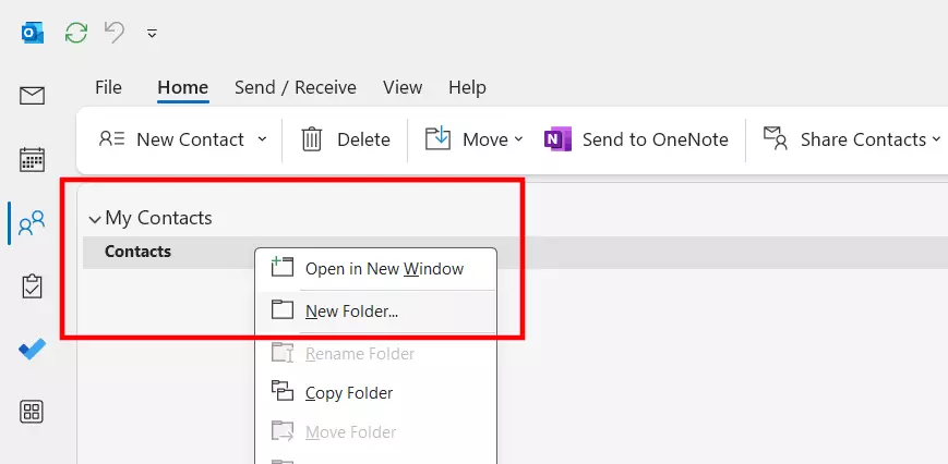 Outlook: My Contacts Outlook: My Contacts